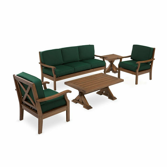 Sofa Set: Sofa, Chairs, & 2 Tables | Plow & Hearth