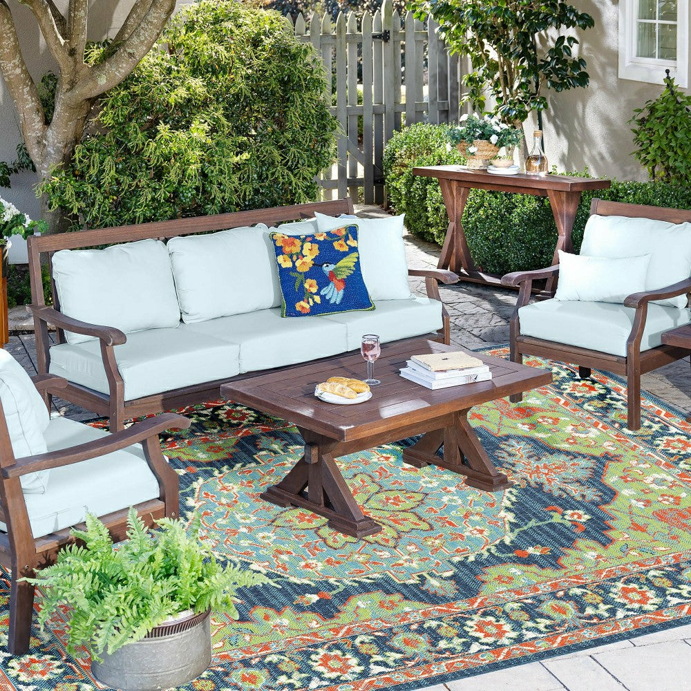 Sofa Set: Sofa, Chairs, & 2 Tables | Plow & Hearth