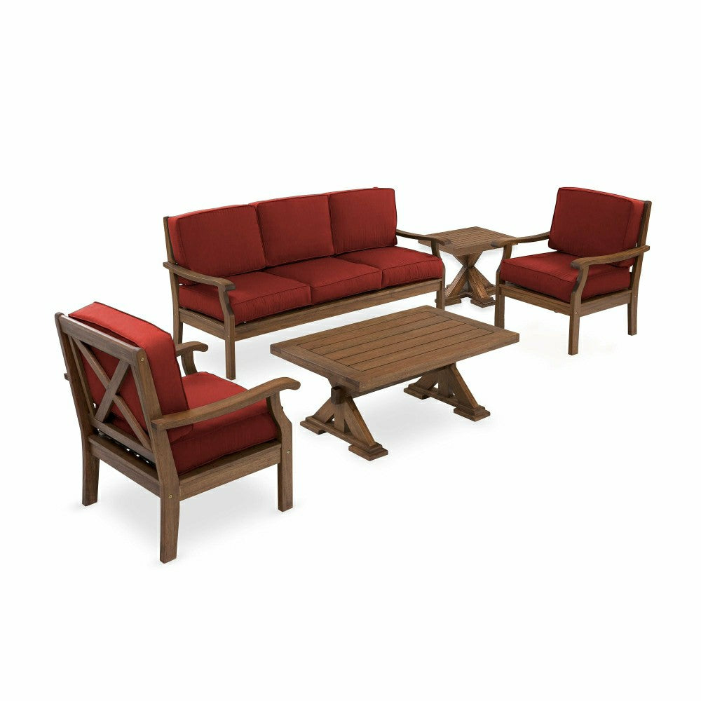 Sofa Set: Sofa, Chairs, & 2 Tables | Plow & Hearth