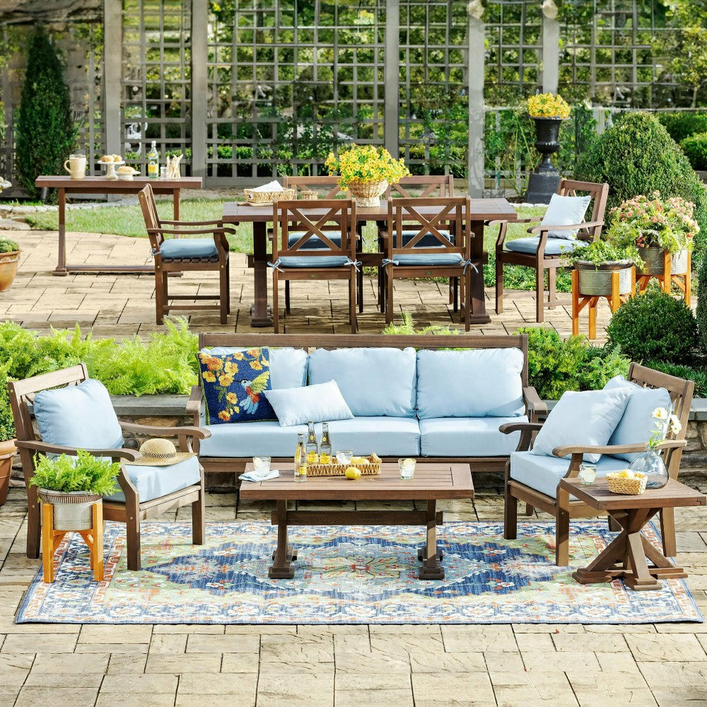 Sofa Set: Sofa, Chairs, & 2 Tables | Plow & Hearth