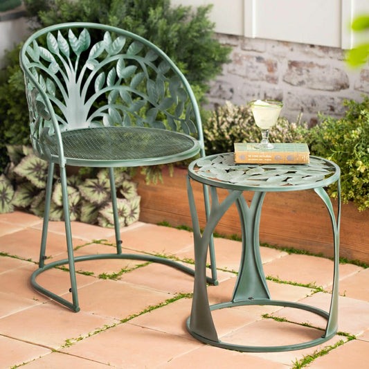 Tree of Life Table & Chair Set | Plow & Hearth