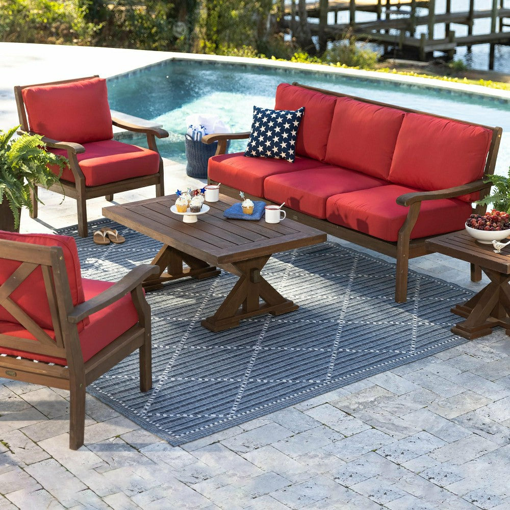 Claremont Sofa with Cushions | Plow & Hearth