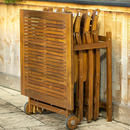 Kingswood 5 Piece Folding Table and Chair Set | Plow & Hearth