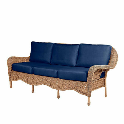 Prospect Hill Outdoor Wicker Deep Seating Sofa w/Cushions | Plow & Hearth