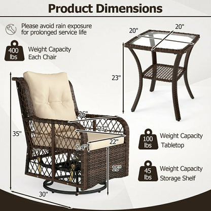 3 Piece Patio Furniture Set | Plow & Hearth