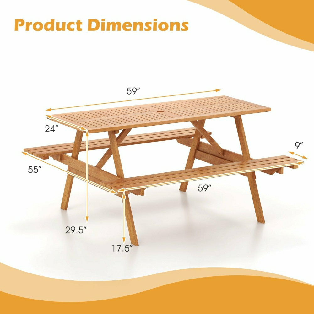 Picnic Table Set | Plow & Hearth
