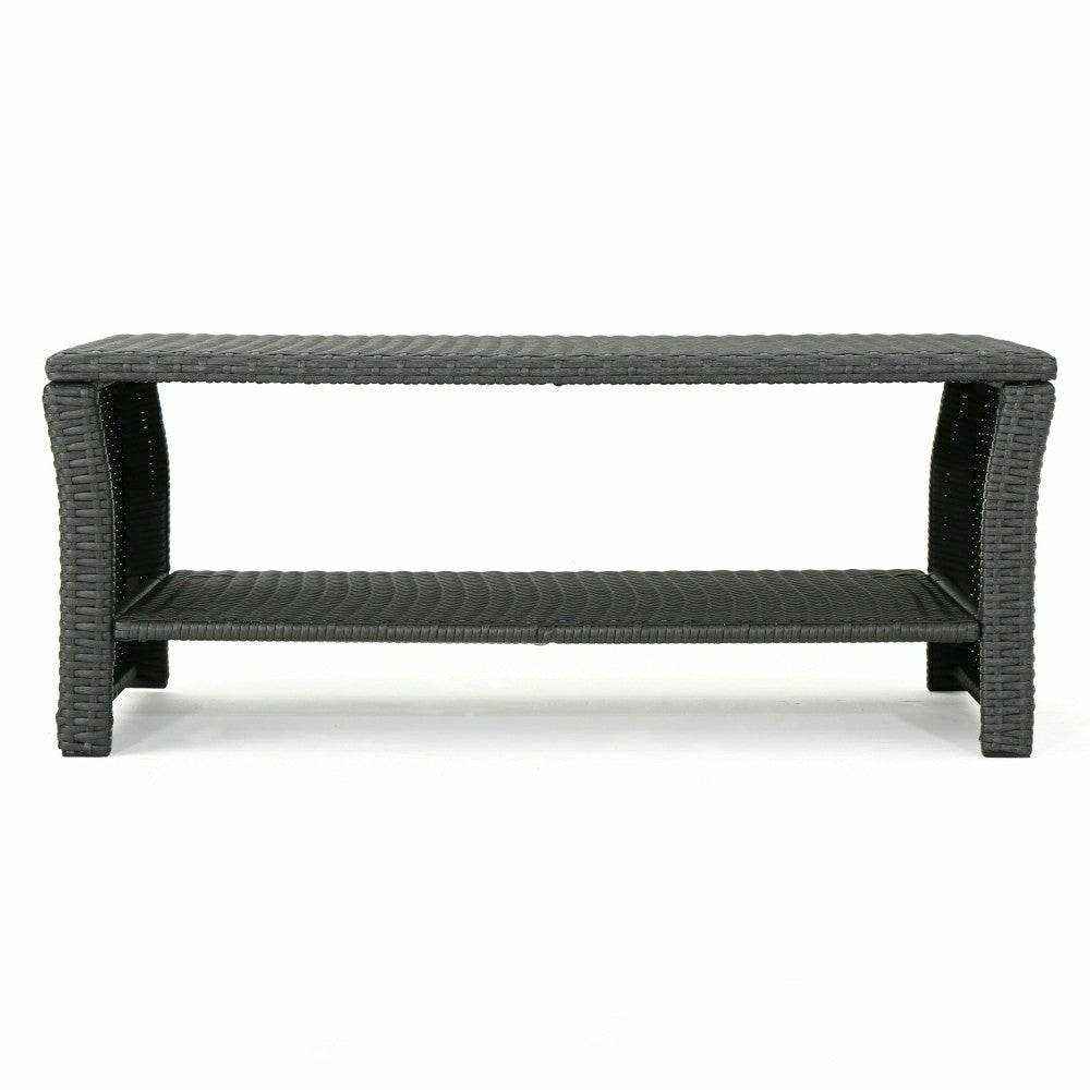 St Lucia Rattan Coffee Table | Plow & Hearth