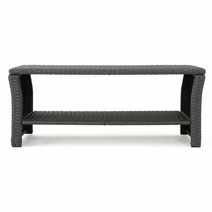 St Lucia Rattan Coffee Table | Plow & Hearth