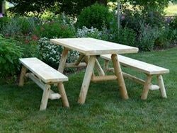 Solid Wood Farmhouse Dining Table | Plow & Hearth