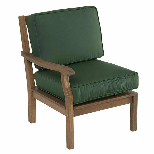 Claremont Sectional Chair w/Right Arm w/Cushions | Plow & Hearth