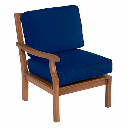 Claremont Sectional Chair w/Right Arm w/Cushions | Plow & Hearth
