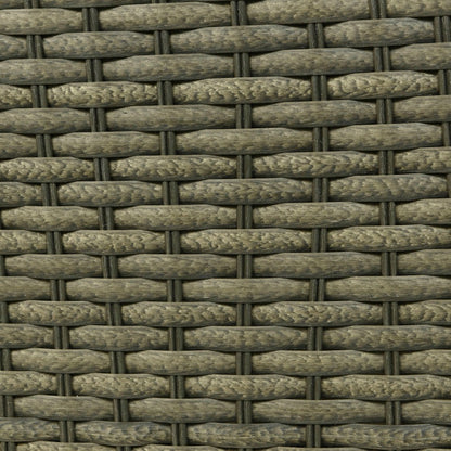 Compact Modular Wicker Balcony Seating Set with Multiple Configuration | Plow & Hearth
