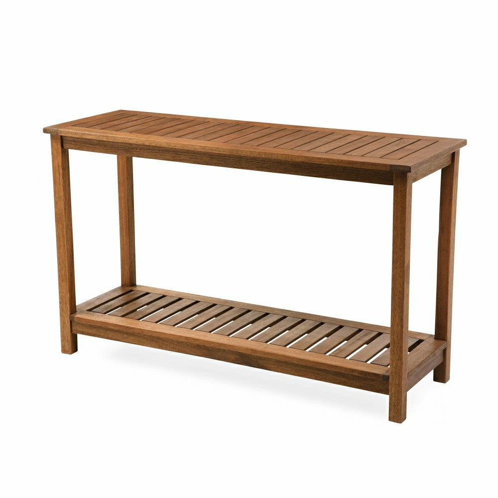 Eucalyptus Wood Console Table | Plow & Hearth