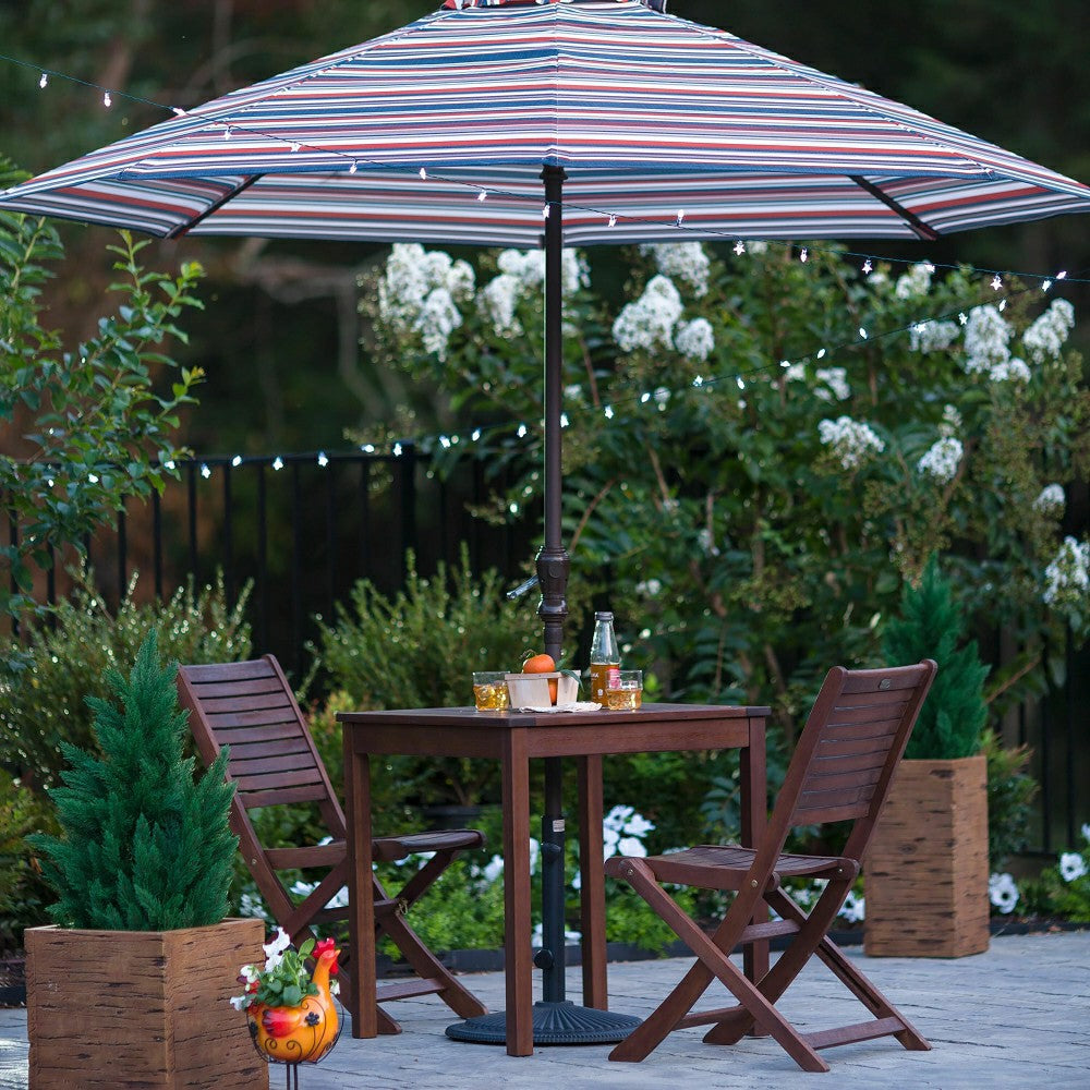 Eucalyptus Wood Outdoor Square Bistro Table | Plow & Hearth