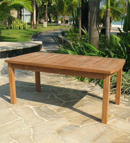 Rectangular Teak Coffee Table | Plow & Hearth