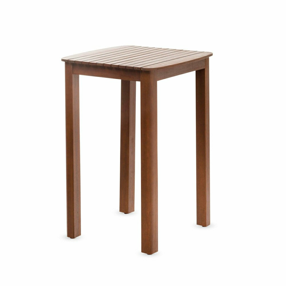 Lancaster Eucalyptus Outdoor Bar Set with Table and 2 Bar Stools, 3-Pi | Plow & Hearth