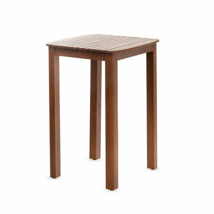 Lancaster Eucalyptus Outdoor Bar Set with Table and 2 Bar Stools, 3-Pi | Plow & Hearth