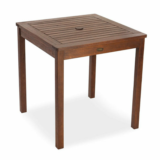 Eucalyptus Wood Outdoor Square Bistro Table | Plow & Hearth