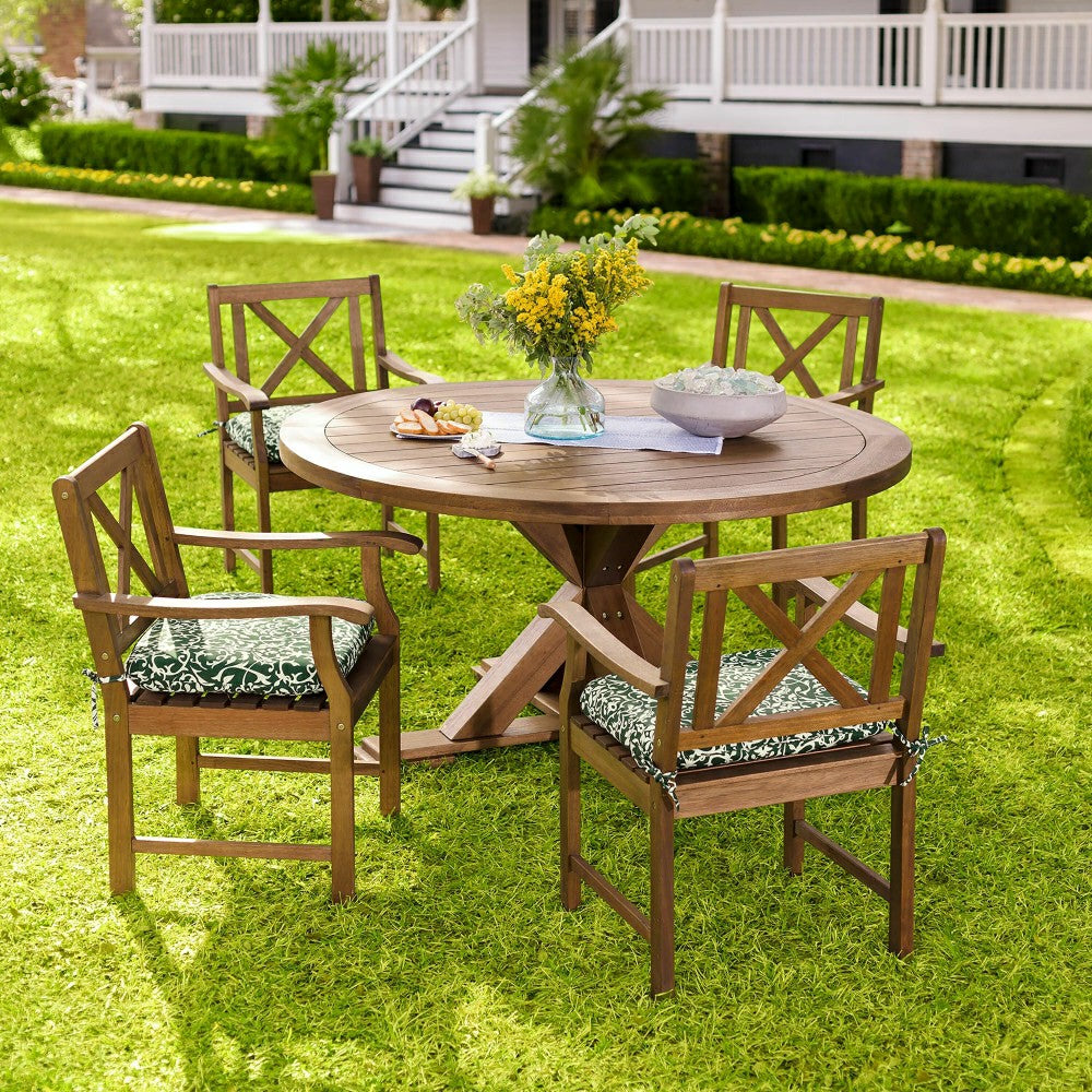 Claremont Eucalyptus Dining Chair | Plow & Hearth