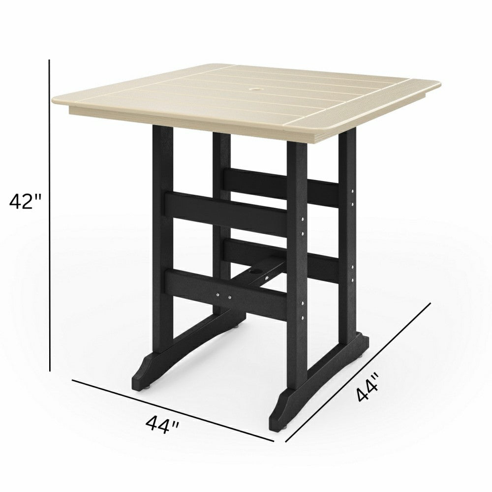 Savannah Square Bar Table, 44" | Plow & Hearth