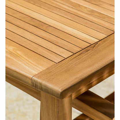 Rectangular Teak Dining Table | Plow & Hearth