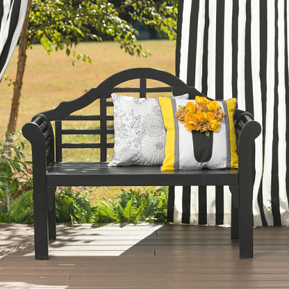 Lutyens Wood Garden Bench | Plow & Hearth
