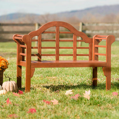 Lutyens Wood Garden Bench | Plow & Hearth