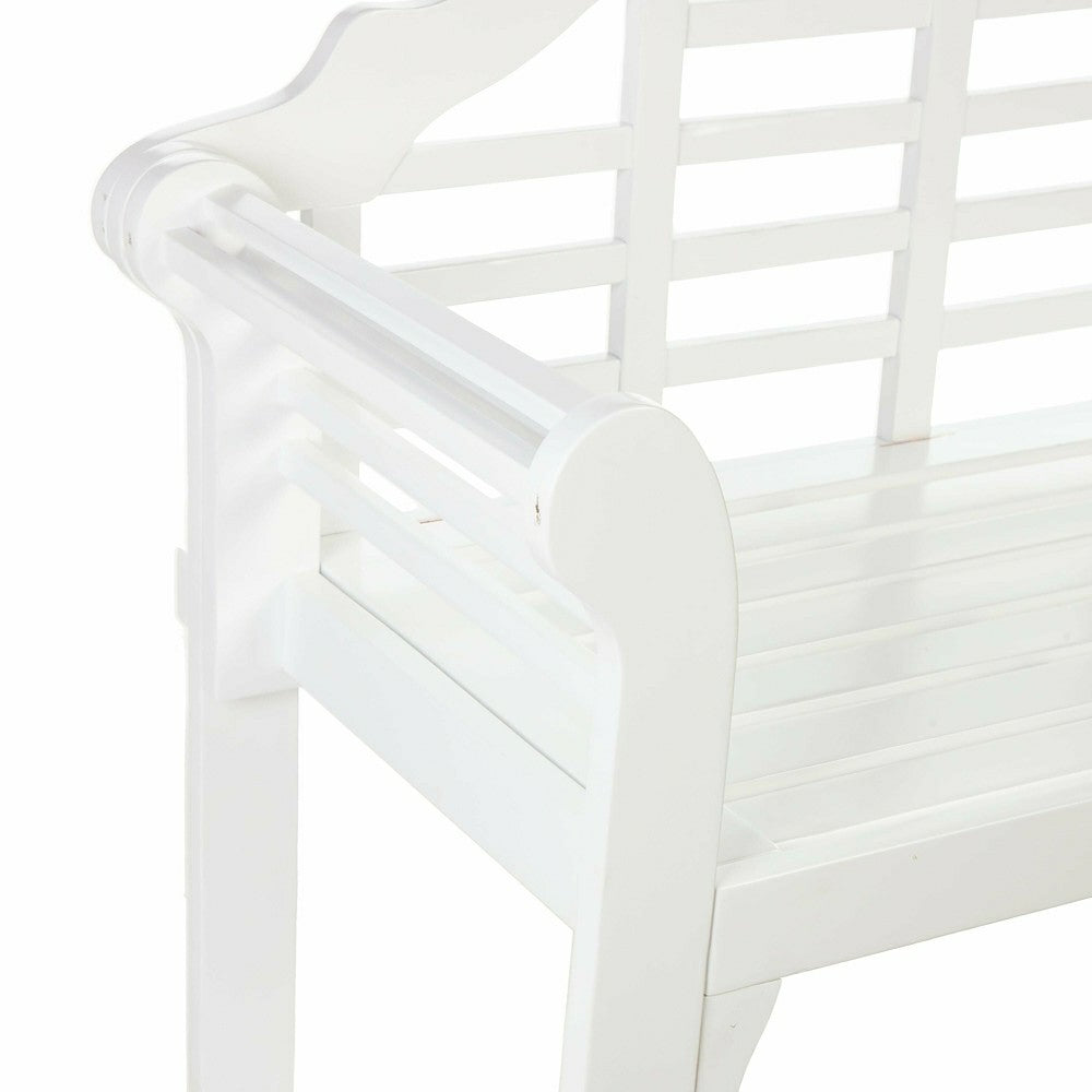 Lutyens Wood Garden Bench | Plow & Hearth