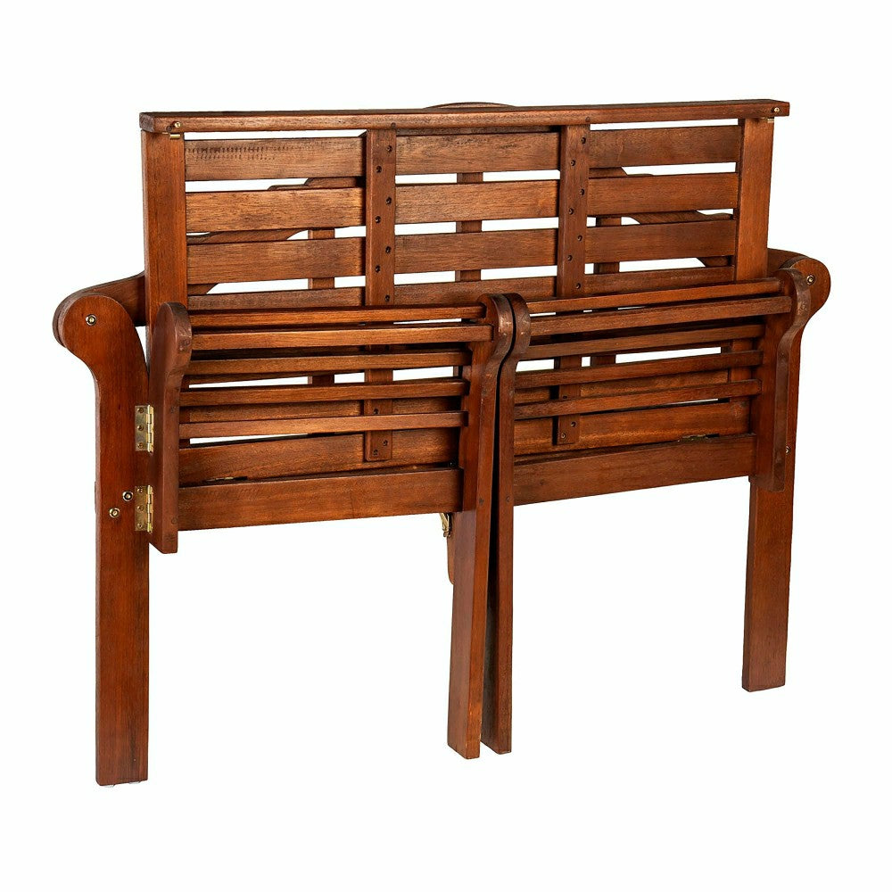 Lutyens Wood Garden Bench | Plow & Hearth
