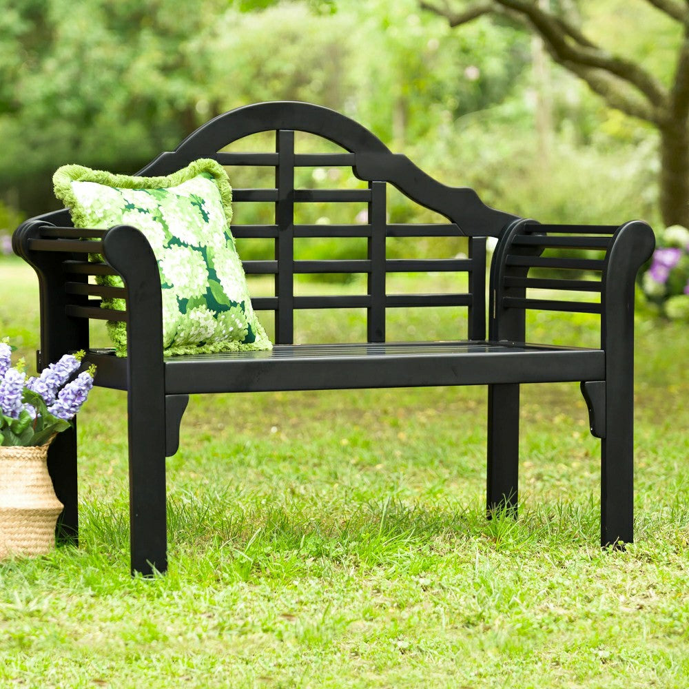 Lutyens Wood Garden Bench | Plow & Hearth