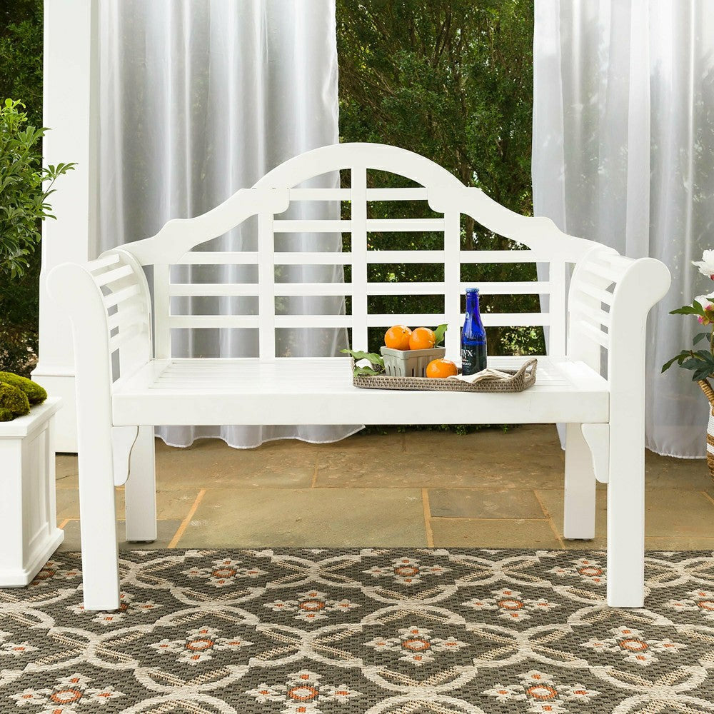 Lutyens Wood Garden Bench | Plow & Hearth