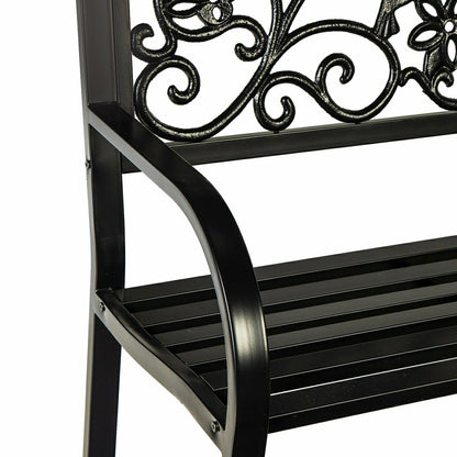 Hummingbird Metal Garden Bench | Plow & Hearth