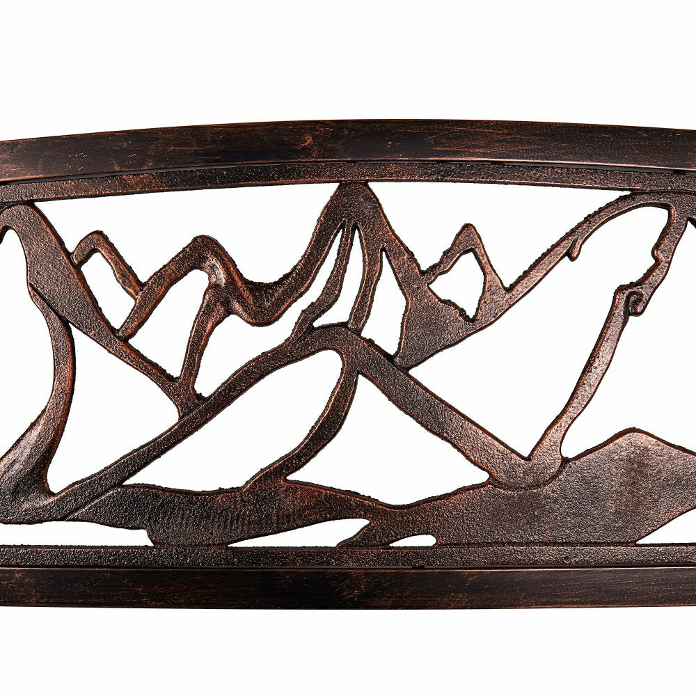 Mountain View Metal Garden Bench | Plow & Hearth