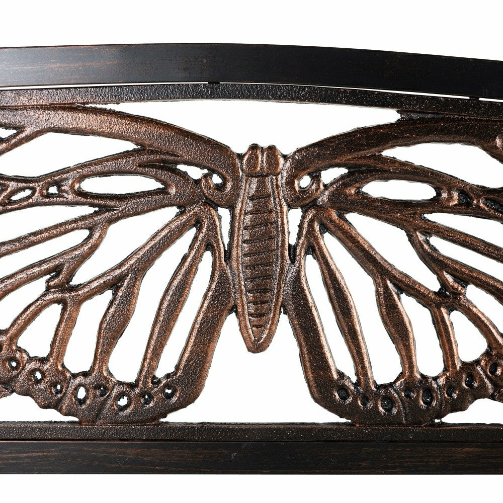 Butterfly Metal Garden Bench | Plow & Hearth