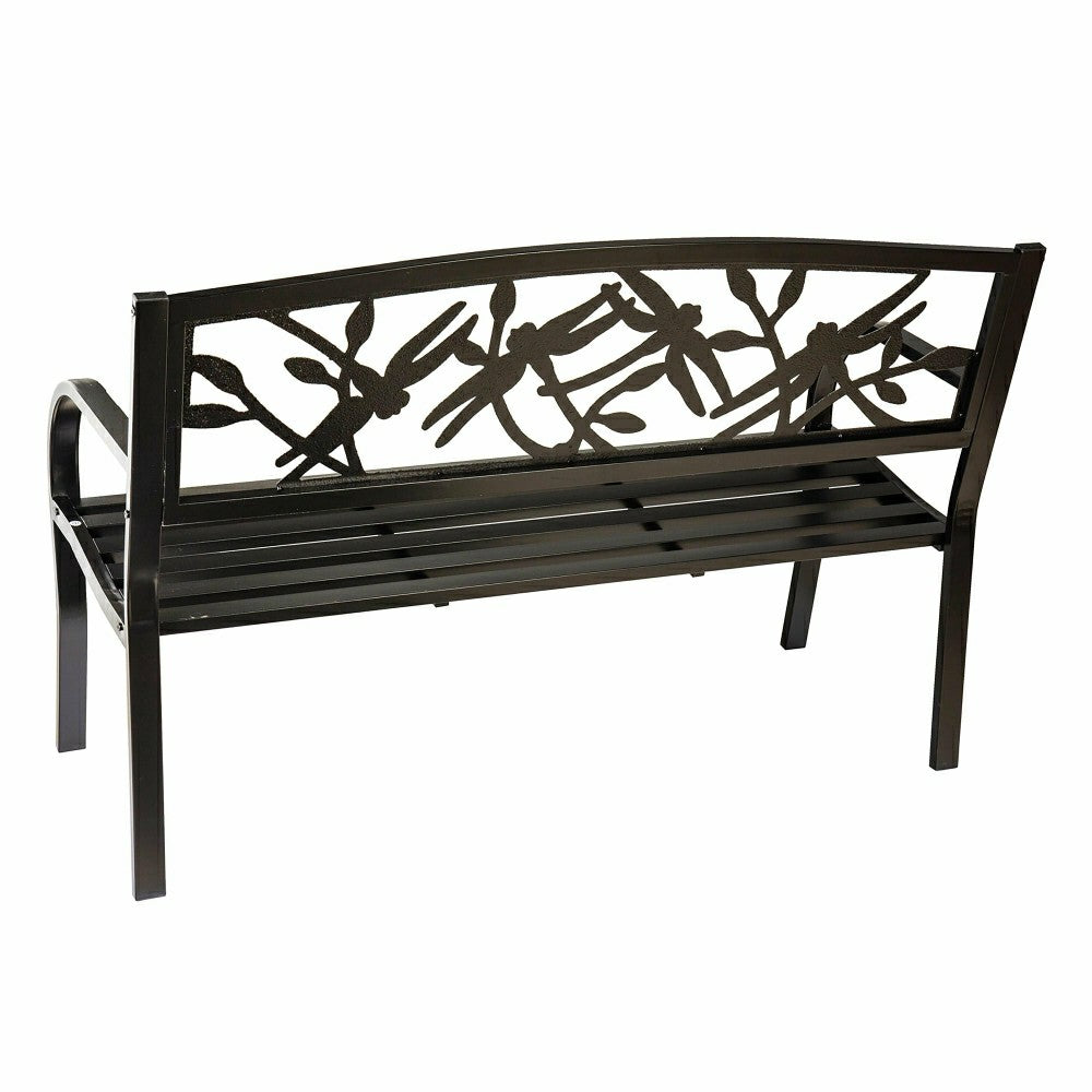 Dragonfly Metal Garden Bench | Plow & Hearth
