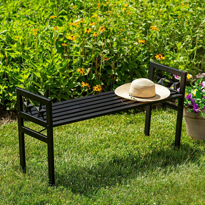 Metal Star Backless Bench | Plow & Hearth
