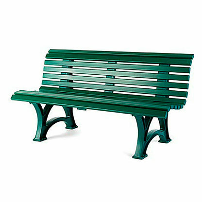 Ergonomic Weatherproof PVC Garden Bench | Plow & Hearth