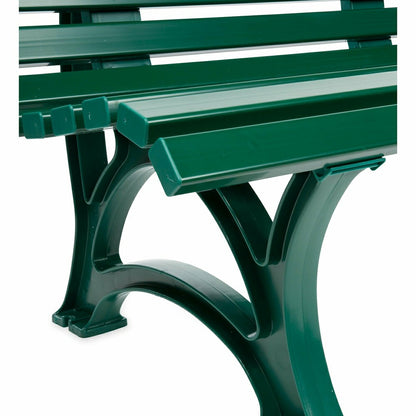 Ergonomic Weatherproof PVC Garden Bench | Plow & Hearth
