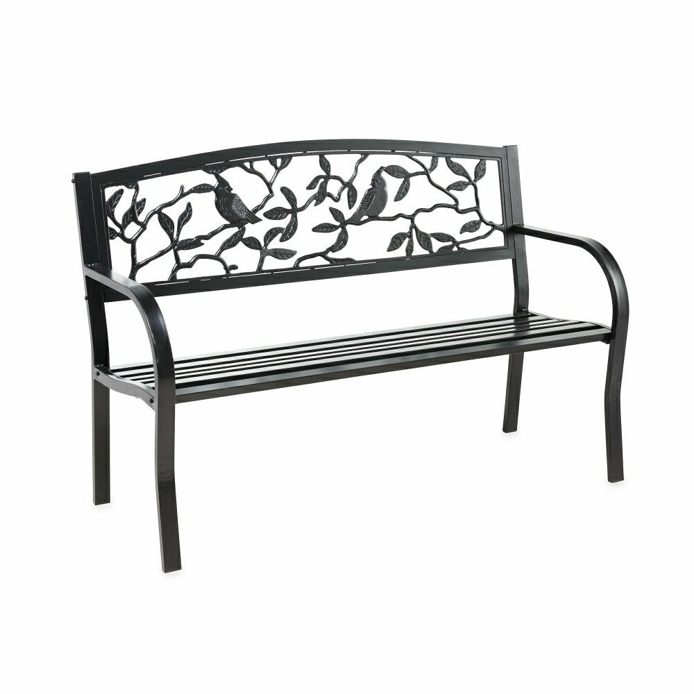Cardinals Metal Garden Bench | Plow & Hearth