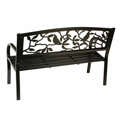 Cardinals Metal Garden Bench | Plow & Hearth