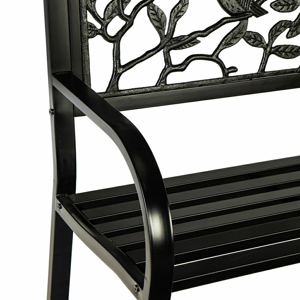 Cardinals Metal Garden Bench | Plow & Hearth