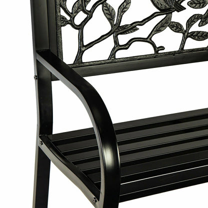 Cardinals Metal Garden Bench | Plow & Hearth