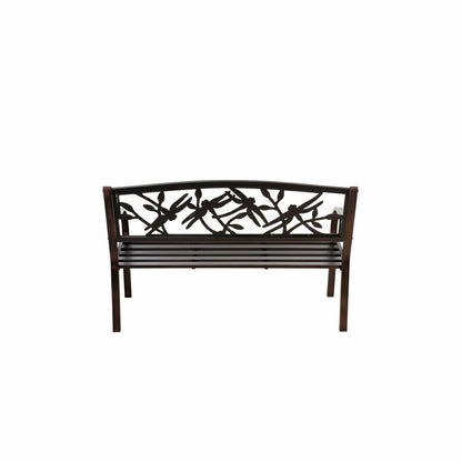 Dragonfly Metal Garden Bench, Bronze | Plow & Hearth