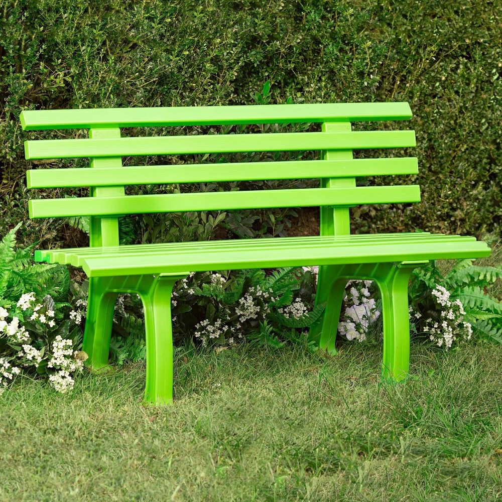 German-Made, Weatherproof Resin Garden Bench | Plow & Hearth