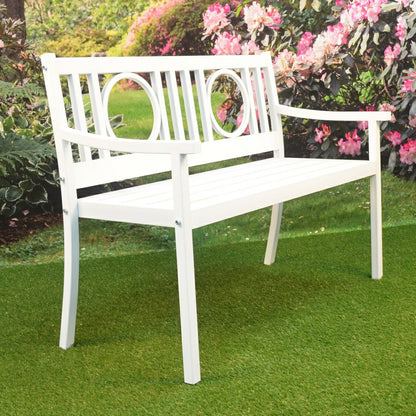 Grayson Steel Garden Bench | Plow & Hearth