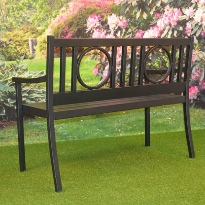 Grayson Steel Garden Bench | Plow & Hearth