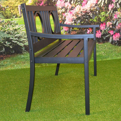 Grayson Steel Garden Bench | Plow & Hearth