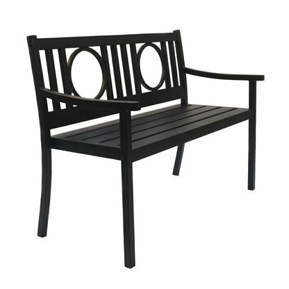 Grayson Steel Garden Bench | Plow & Hearth