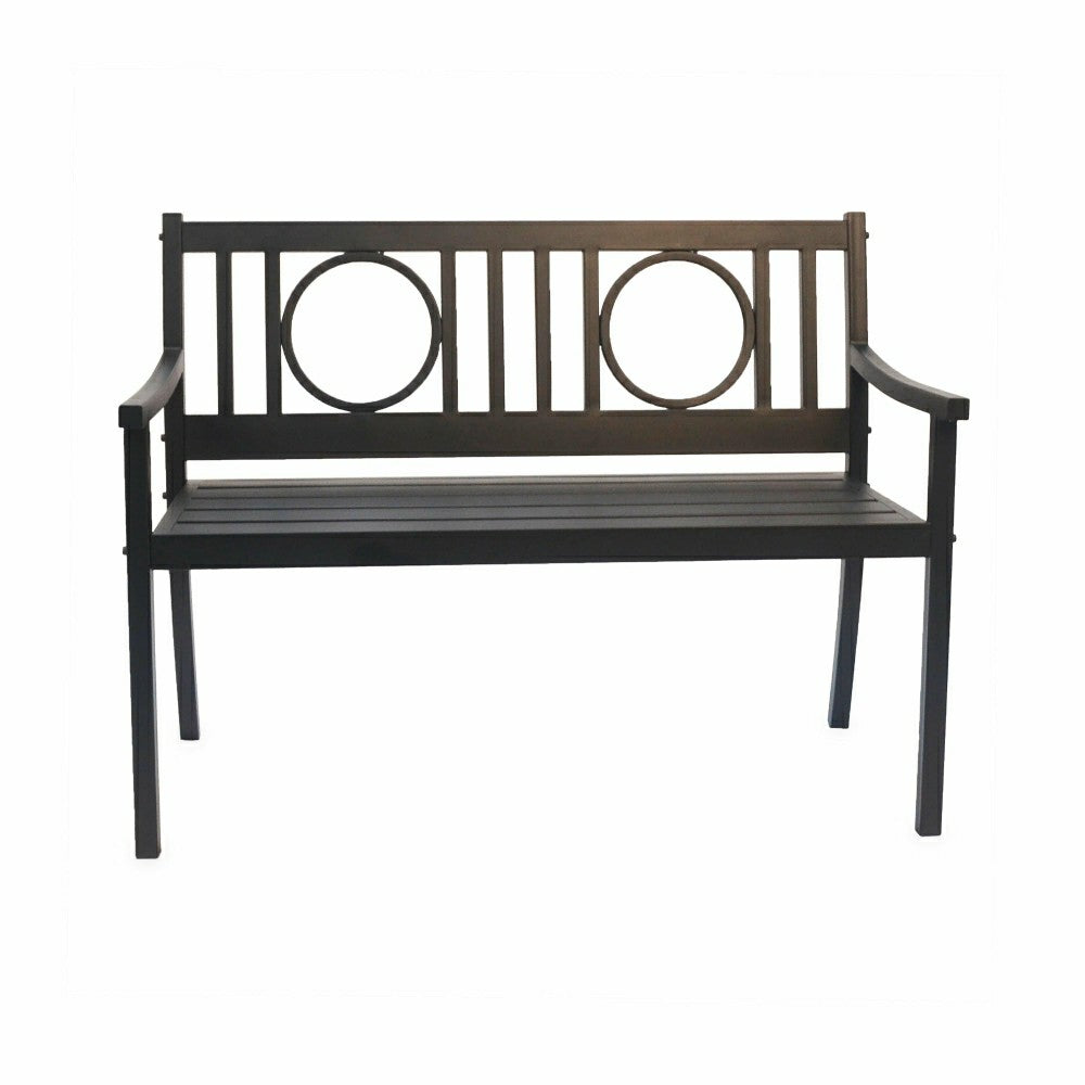 Grayson Steel Garden Bench | Plow & Hearth