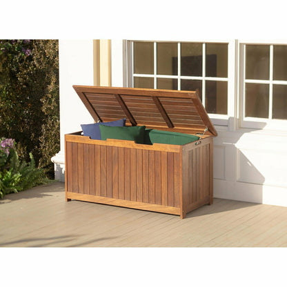 Eucalyptus Wood Storage Box | Plow & Hearth